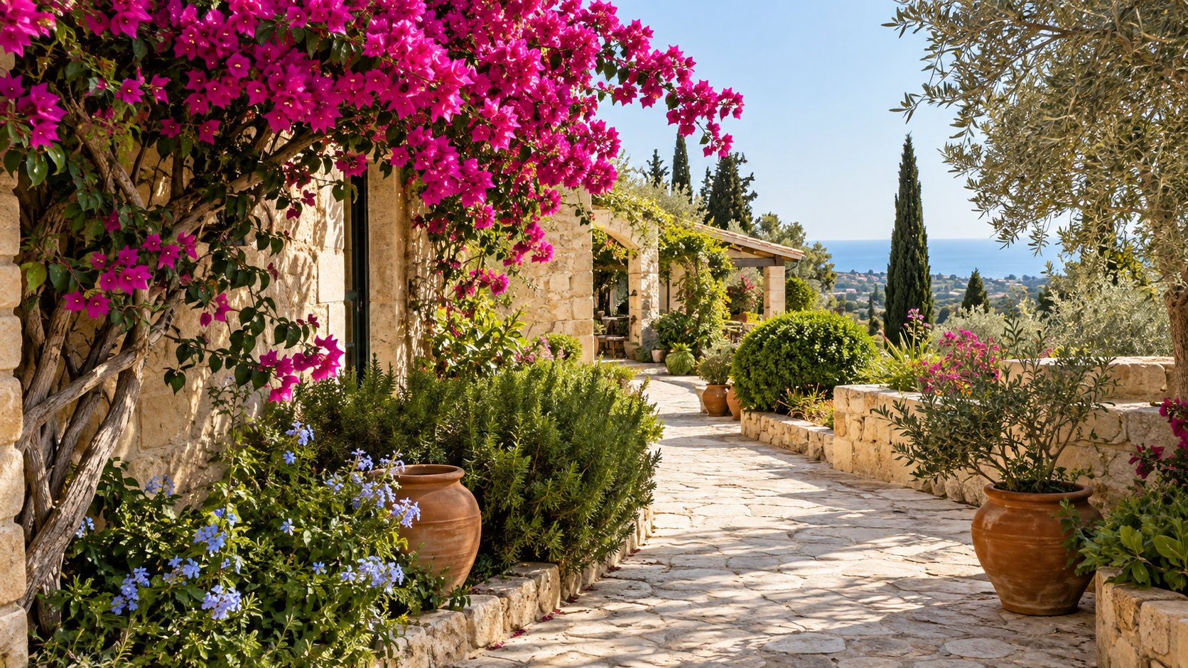 Illustrative image: Courtyard garden