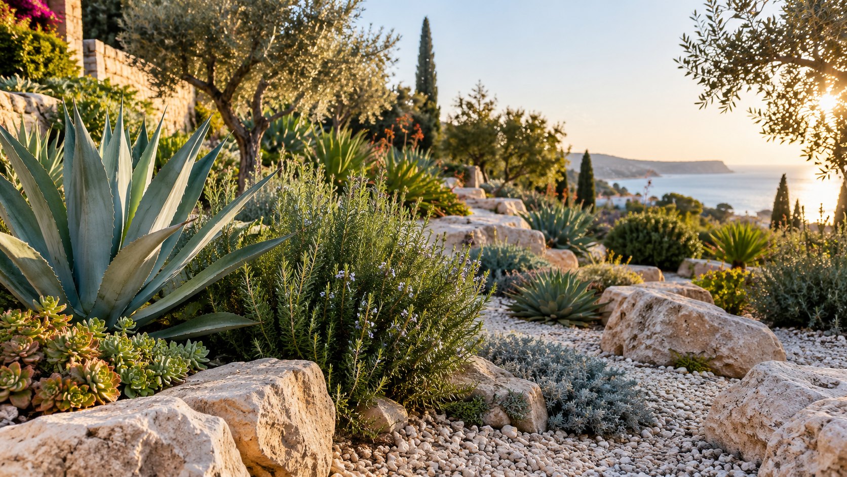 Illustrative image: Drought-tolerant garden