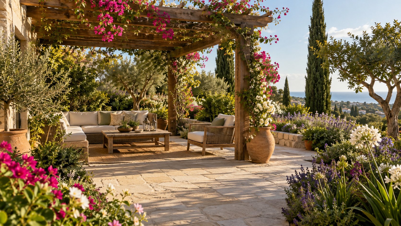 Illustrative image: Pergola garden