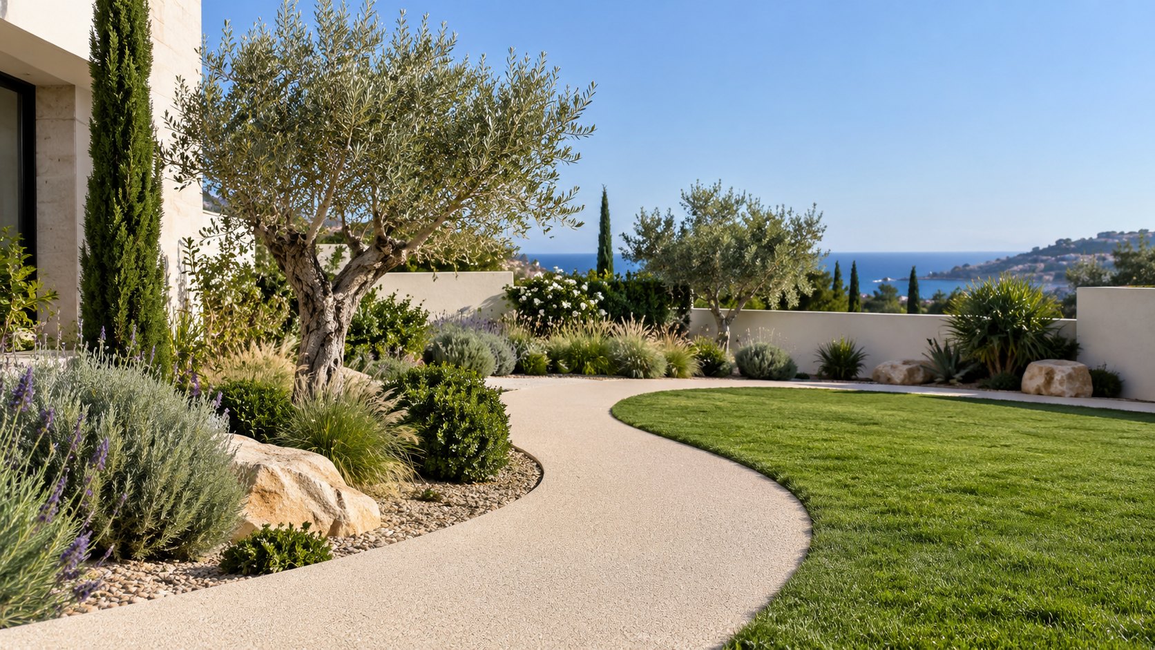 Illustrative image: Garden pathway