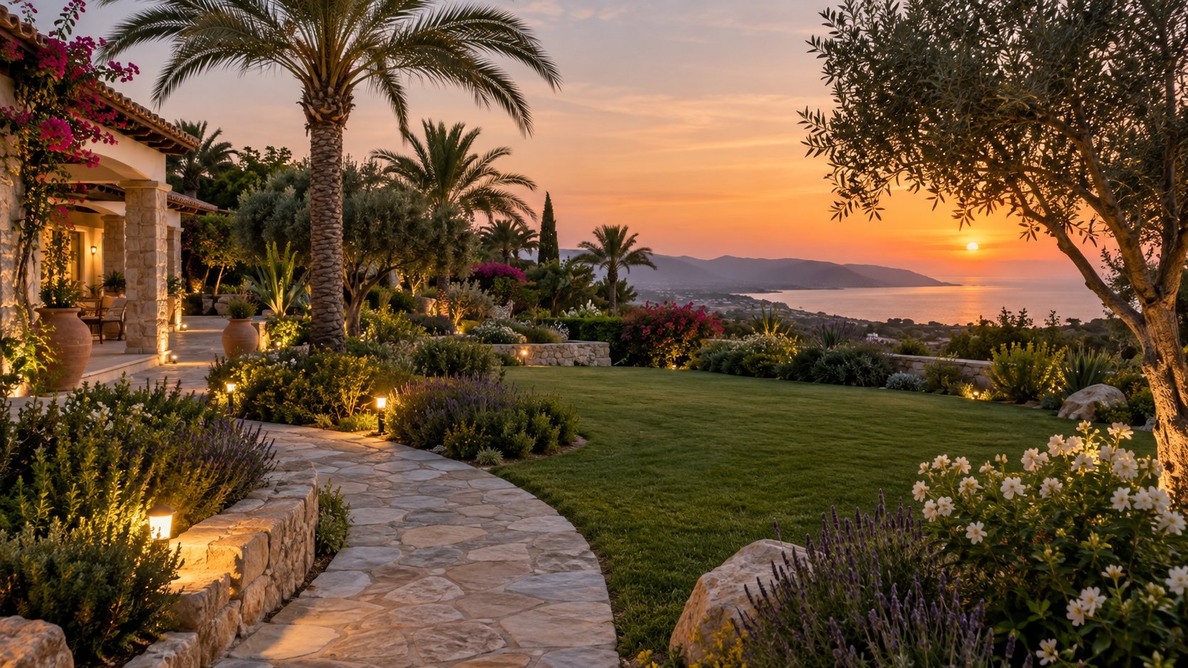 Illustrative image: Evening garden